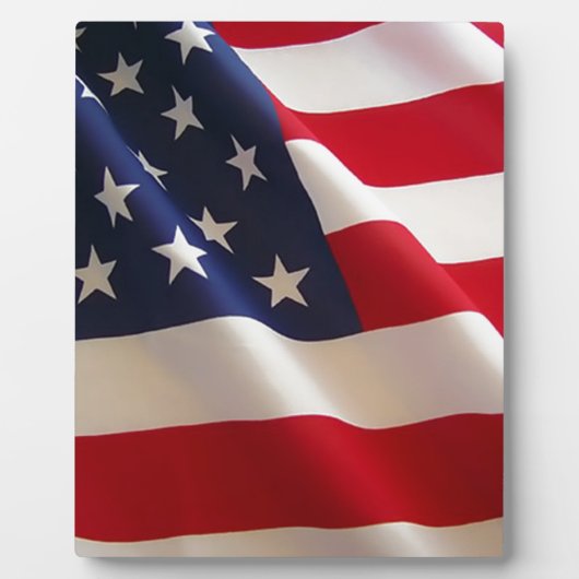 米国国旗 フォトプラーク (正面)