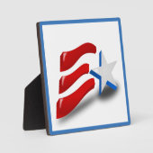 米国国旗 フォトプラーク (正面)