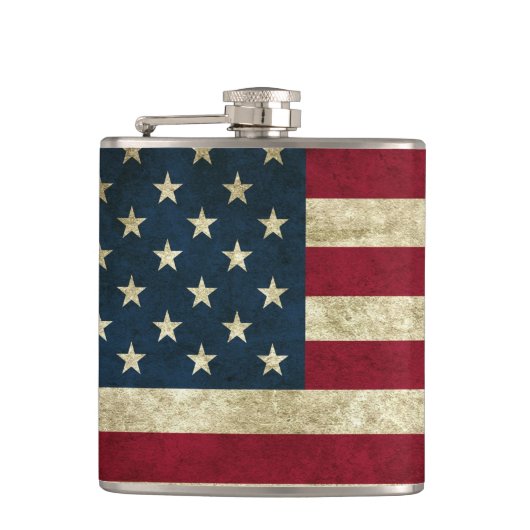 米国国旗 フラスク (正面)