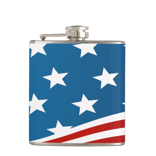米国国旗 フラスク (正面)