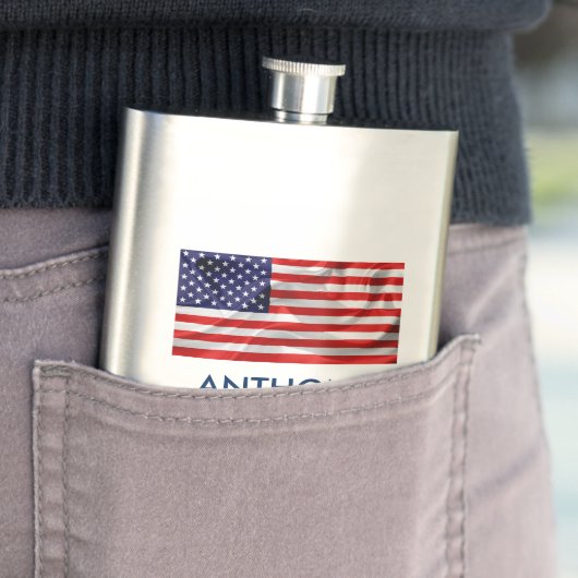 米国国旗 フラスク (インサイチュ)
