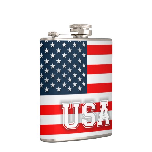 米国国旗 フラスク (右)