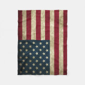 米国国旗 フリースブランケット (正面)