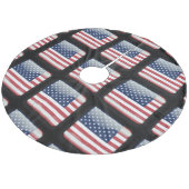 米国国旗 フリース ツリースカート (アングル)