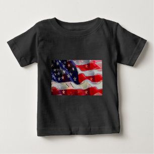 米国国旗 ベビーTシャツ