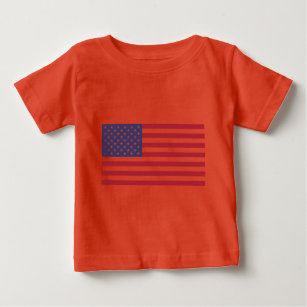 米国国旗 ベビーTシャツ
