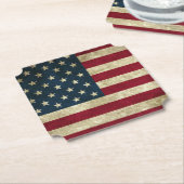 米国国旗 ペーパーコースター (アングル)