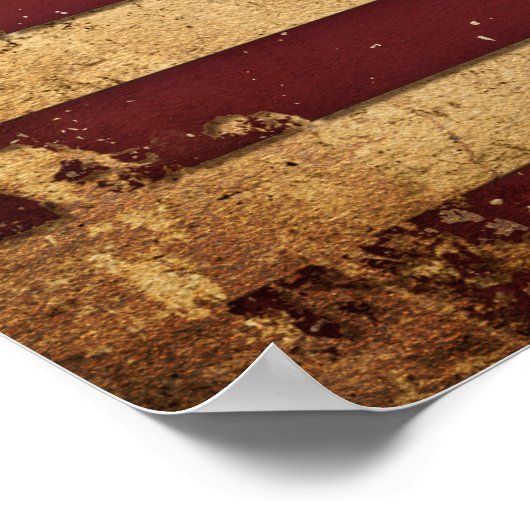 米国国旗 ポスター (角)