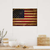 米国国旗 ポスター (キッチン)