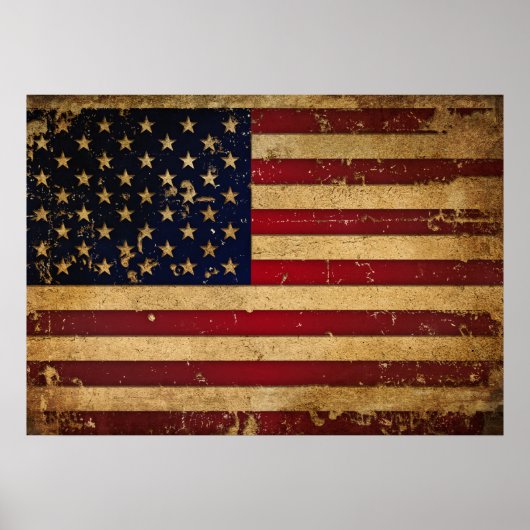 米国国旗 ポスター (正面)