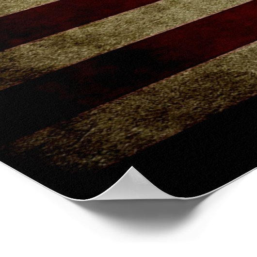 米国国旗 ポスター (角)