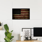 米国国旗 ポスター (ホームオフィス)