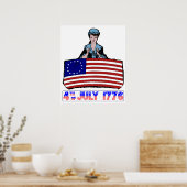 米国国旗 ポスター (キッチン)