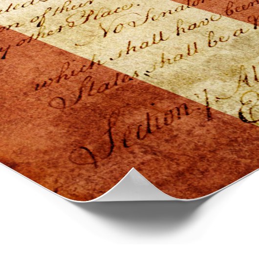 米国国旗 ポスター (角)