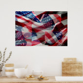 米国国旗 ポスター (キッチン)