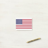 米国国旗 ポストイット (デスク上)