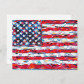 米国国旗 ポストカード (正面/裏面)