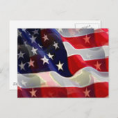 米国国旗 ポストカード (正面/裏面)