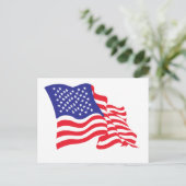 米国国旗 ポストカード (スタンド正面)