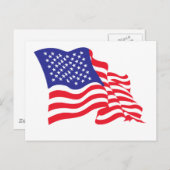 米国国旗 ポストカード (正面/裏面)