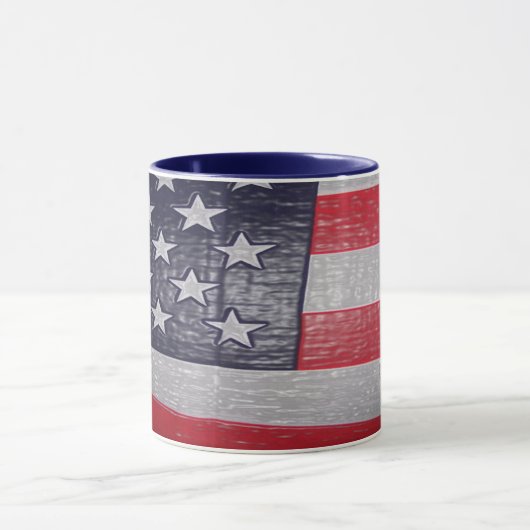 米国国旗 マグカップ (中央)