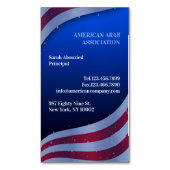 米国国旗 マグネット名刺 (正面縦)