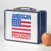 米国国旗 メタルランチボックス (インサイチュ)