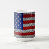 米国国旗。 モーフィングマグカップ (中央)