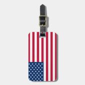 米国国旗 ラゲッジタグ (正面縦)