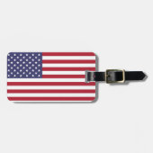 米国国旗 ラゲッジタグ (正面横)