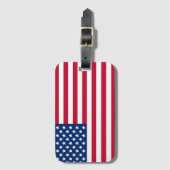米国国旗 ラゲッジタグ (正面縦)