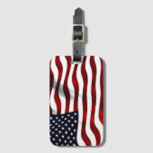 米国国旗 ラゲッジタグ (正面縦)