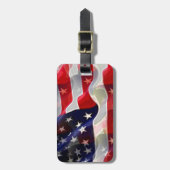 米国国旗 ラゲッジタグ (正面縦)