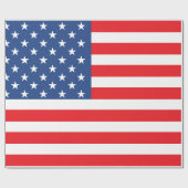 米国国旗 ラッピングペーパー (フラット)