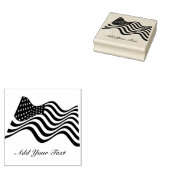 米国国旗 ラバースタンプ (押印)