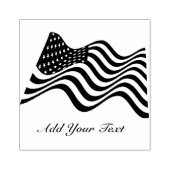 米国国旗 ラバースタンプ (インプリント)