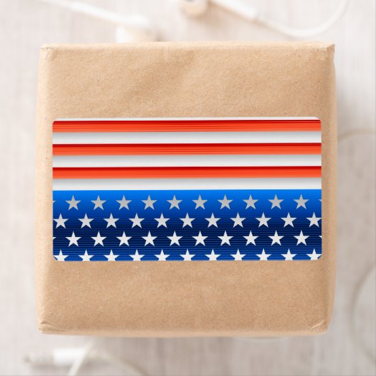 米国国旗 ラベル (インサイチュ)