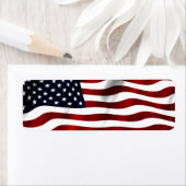 米国国旗 ラベル (インサイチュ)