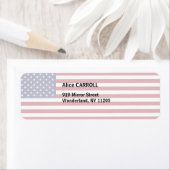 米国国旗 ラベル (インサイチュ)