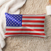 米国国旗 ランバークッション (ブランケット)