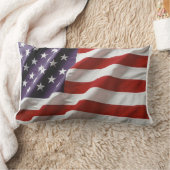 米国国旗 ランバークッション (ブランケット)