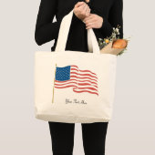 米国国旗 ラージトートバッグ (正面(商品))