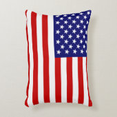 米国国旗(両面)の装飾用クッション アクセントクッション (正面(垂直))