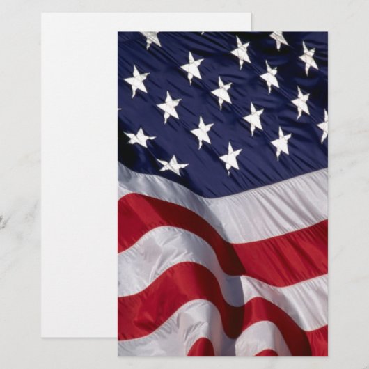 米国国旗 便箋 (正面/裏面)