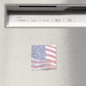 米国国旗 – 動揺して マグネット (インサイチュ (食洗機))