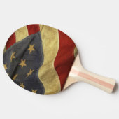 米国国旗 卓球ラケット (横)