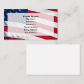 米国国旗 名刺 (正面/裏面)