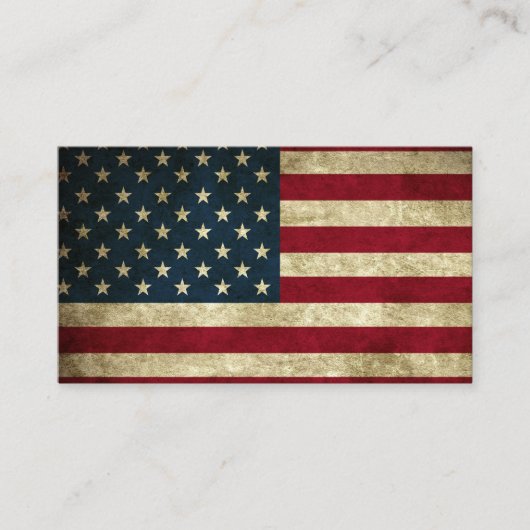 米国国旗 名刺 (正面)
