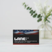 米国国旗 名刺 (スタンド正面)