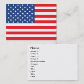 米国国旗 名刺 (正面/裏面)